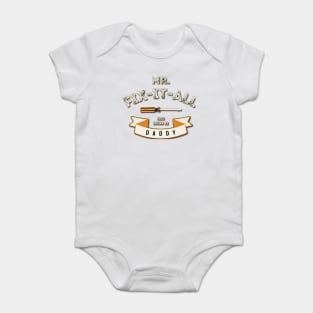 Fathers Gift for Tool enthusiast Dad Baby Bodysuit